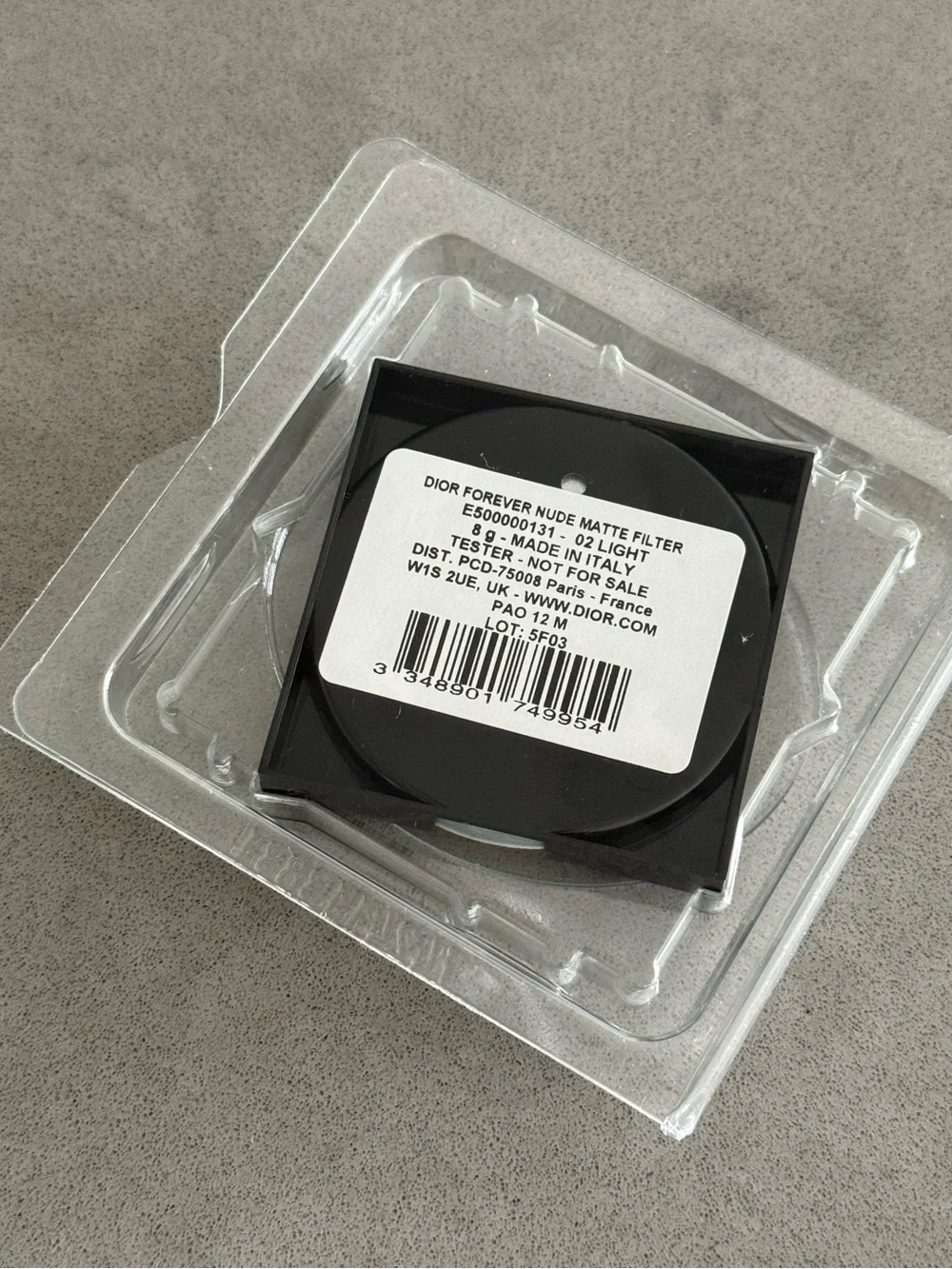 02 Dior Forever Nude Matte Filter Blurring Setting Powder